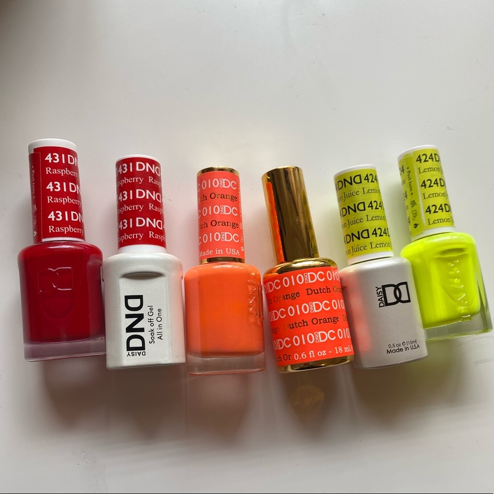 DND gel +regular polish